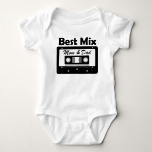 Beste Mischung Mama und Papa Baby Shower Geschenk Strampler