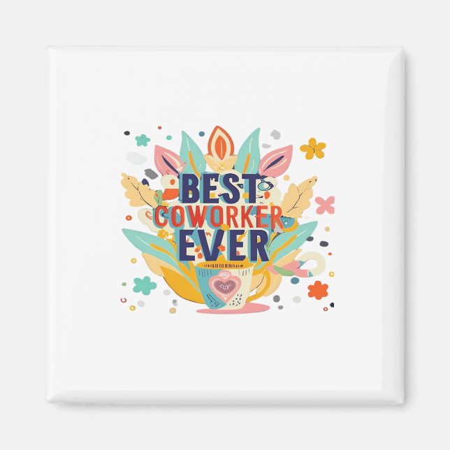 Beste Mitarbeitende je, Kolleg-Geschenk, Bester Mi Magnet (Vorne)