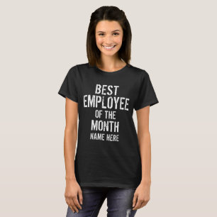 BESTE MITARBEITER DES MONATS PERSONALISIEREN T - S T-Shirt