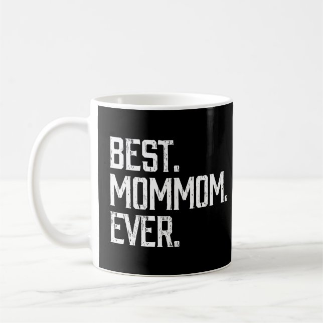 Beste Mommom je Oma Mutter S Day Kaffeetasse (Links)