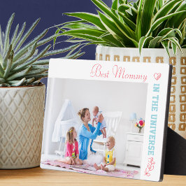 Beste Mommy im Universum-Foto Fotoplatte