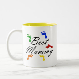 Beste Mommy-Tasse Zweifarbige Tasse