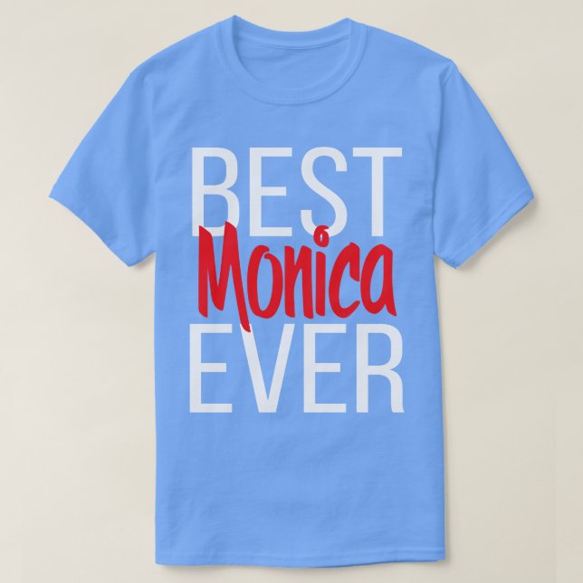 Beste Monica je 3 T-Shirt (Design vorne)