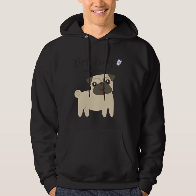 Beste Mops Geschenke für Mops Liebhaber Klassische Hoodie (Vorderseite)