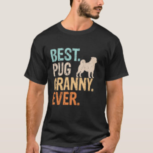Beste Mops-Oma Aller Zeiten Hunde Liebhaber Oma Lu T-Shirt