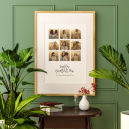 Beste Mum Multi-Foto elegant stilvoll Poster