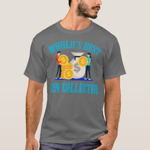 Beste Münzkollektornumismatikermünze T-Shirt