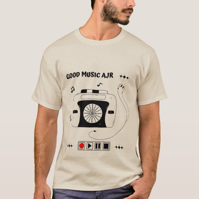 BESTE MUSIK MIT AJR T-Shirt (Vorderseite)