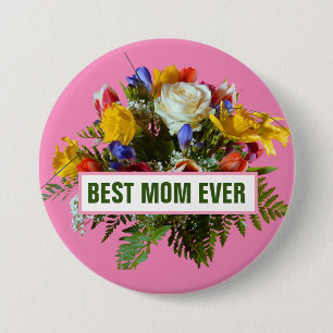 BESTE MUTTER ALLE ZEIT MUTTERTAGSGESCHENK BUTTON