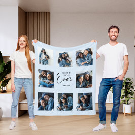 Beste Mutter aller Fotos sammelt hellblaue Mutter Fleecedecke