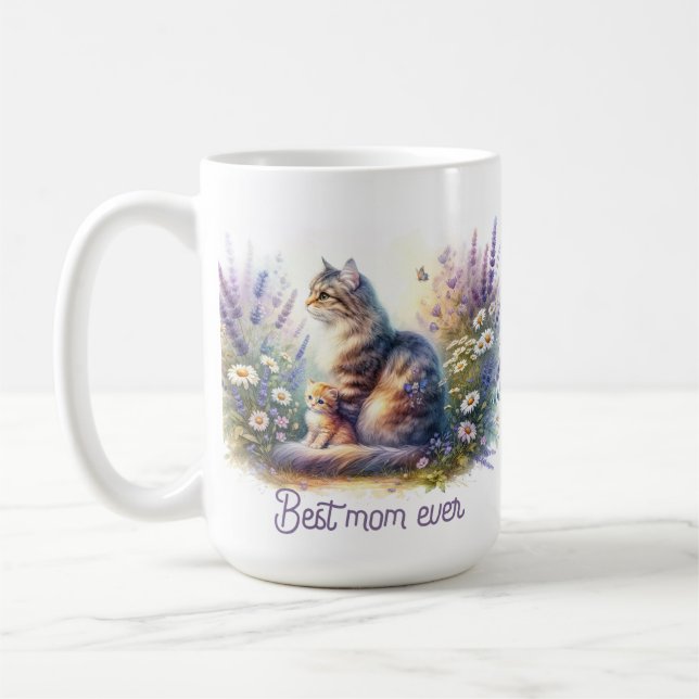 Beste Mutter Aller Katzen Kaffeetasse (Links)