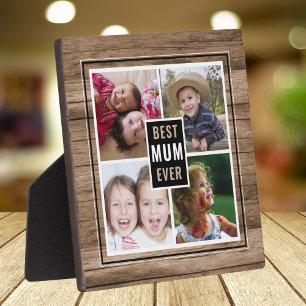 Beste Mutter Aller Zeiten 4 Foto Collage Einfaches Fotoplatte