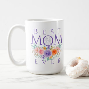 Beste Mutter Aller Zeiten Blumen, Muttertag Zitat Kaffeetasse
