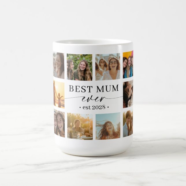 Beste Mutter Aller Zeiten Foto-Collage-Tasse Gesch Kaffeetasse (Mittel)