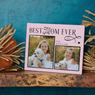 Beste Mutter Aller Zeiten Foto Herz Hund Muttertag Fotoplatte