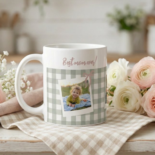 Beste Mutter Aller Zeiten Fotocollage Kaffeetasse (Von Creator hochgeladen)