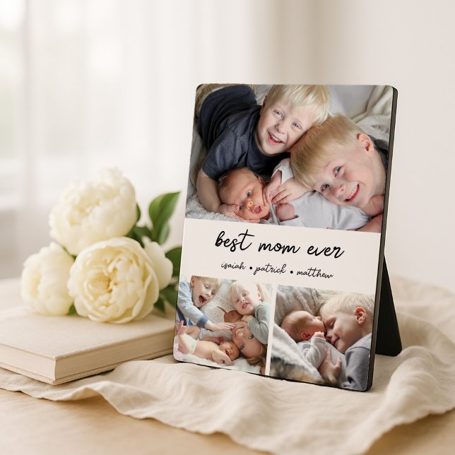 Beste Mutter Aller Zeiten Kinder Namen Fotoplatte (Von Creator hochgeladen)