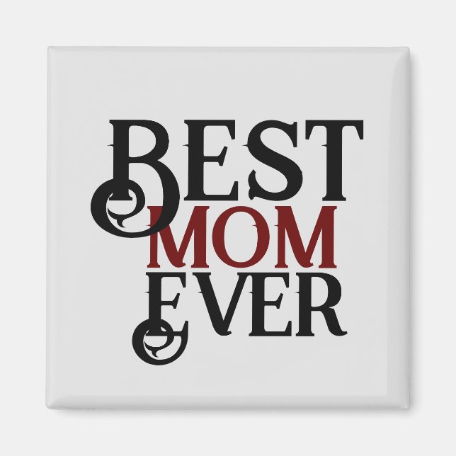 Beste Mutter aller Zeiten, Mama Mutter mama einfac Magnet (Vorne)