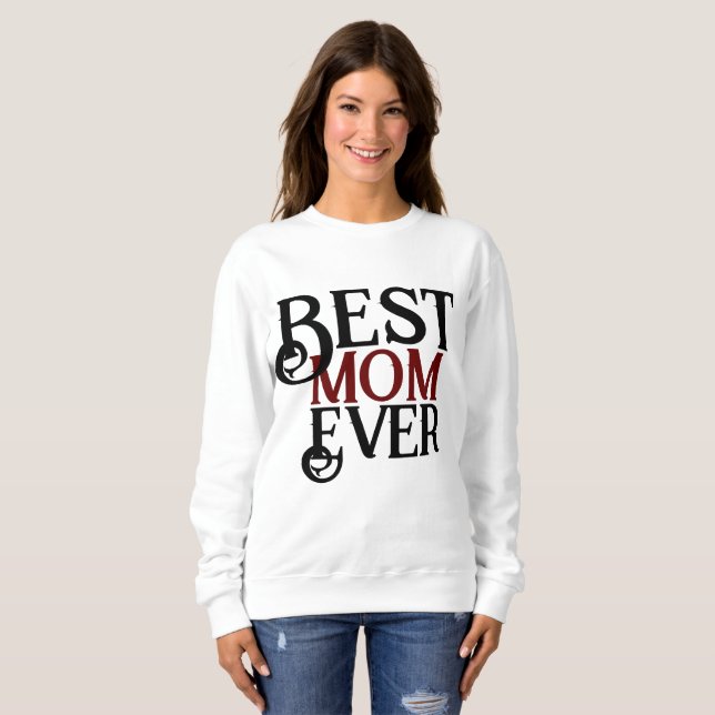 Beste Mutter aller Zeiten, Mama Mutter mama einfac Sweatshirt (Vorne ganz)