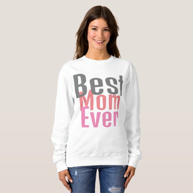 Beste Mutter aller Zeiten, Mama Mutter mama einfac Sweatshirt (Vorne ganz)