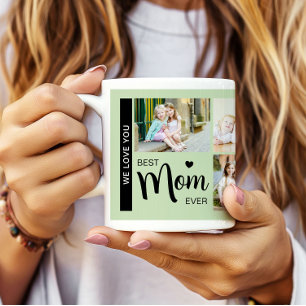 Beste Mutter Aller Zeiten Muttertag Foto Grün Kaffeetasse