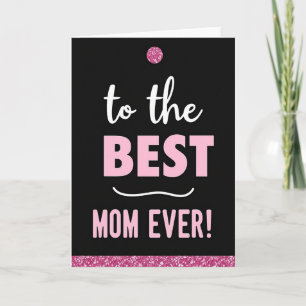 Beste-Mutter-aller-Zeiten-Sparkling-Karte Karte
