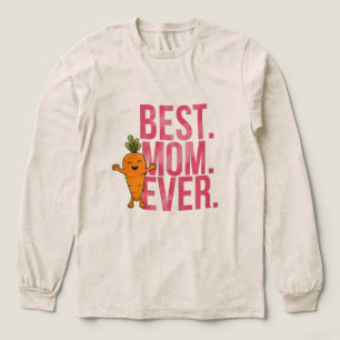 Beste-Mutter-aller-Zeiten Süße Karotten-Illustrati Tri-Blend Shirt