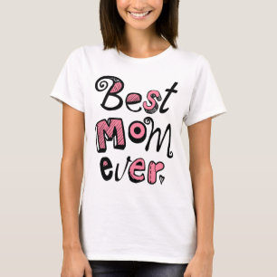 Beste Mutter Aller Zeiten Text Design T-Shirt