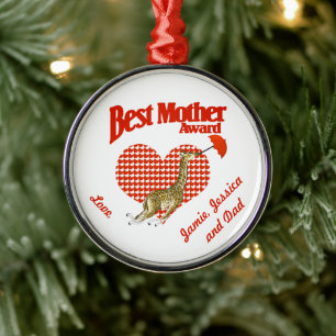 Beste Mutter Auszeichnung Andenken Ornament Aus Metall