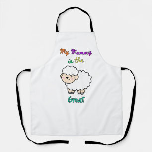 Beste-Mutter-Baby-Schaf-Frohen-Muttertag-Design Schürze