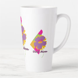Beste Mutter Buntes Trenddesign Milchtasse