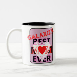 Beste Mutter der Galaxie Zweifarbige Tasse