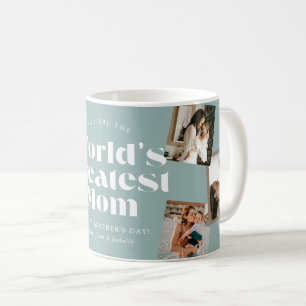 Beste Mutter der Welt 6 Foto-Collage Kaffeetasse