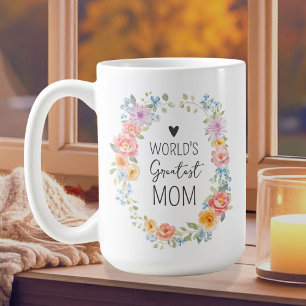 Beste Mutter der Welt Benutzerdefiniertes Zitat Fa Kaffeetasse