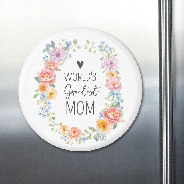 Beste Mutter der Welt Benutzerdefiniertes Zitat Fa Magnet (Von Creator hochgeladen)