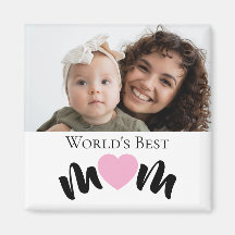 Beste Mutter der Welt Herz Foto Weiß Benutzerdefin