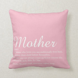 Beste Mutter der Welt, Mama, Mutter Definition Kissen