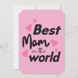 Beste Mutter der Welt : Muttertag Sammlung 4 Feiertagskarte