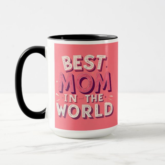 Beste Mutter der Welt Tasse  (Links)