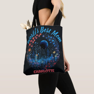 Beste Mutter der Welt Whimsical Wildblumen Boho Mo
