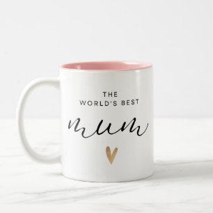 Beste Mutter der Welt Zweifarbige Tasse