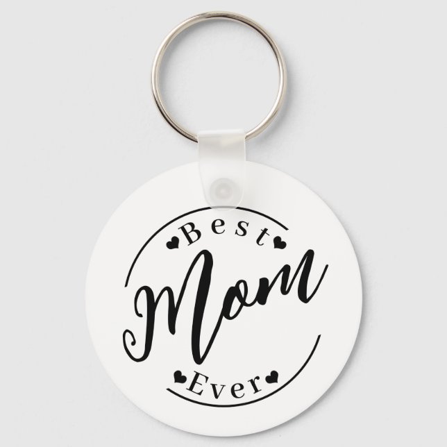 Beste Mutter ever Schlüsselanhänger (Vorderseite)