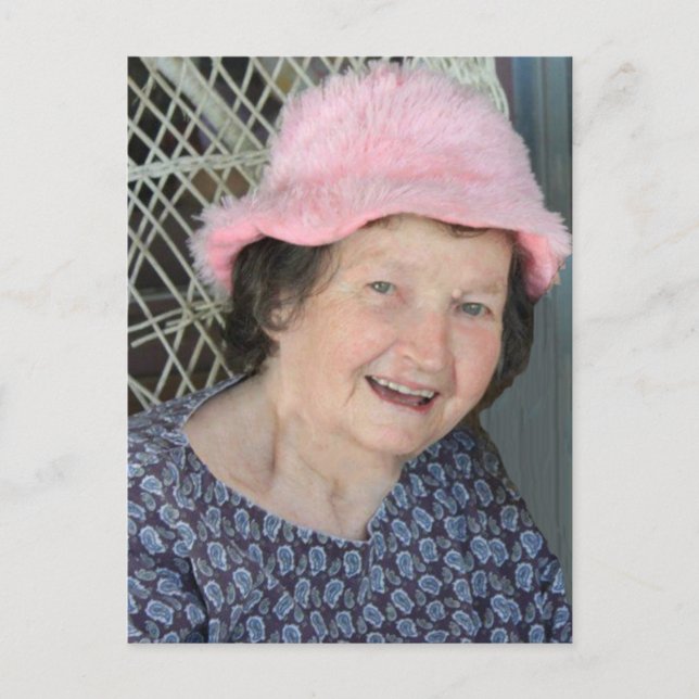 Beste Mutter-Foto-Karte mit Gedicht auf der Rückse Postkarte (Vorderseite)