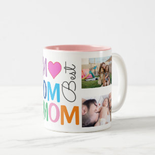 Beste-Mutter-Foto Zweifarbige Tasse