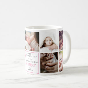 Beste Mutter, Frohen 1. Muttertag, 9-Foto-Tasse Kaffeetasse