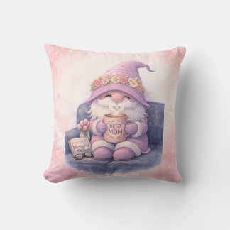 Beste Mutter Gnom Wurf Kissen 16x16