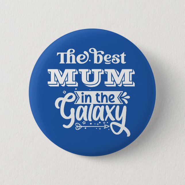 Beste Mutter in der WelGalaxie-Trophäe beste Mutte Button (Vorderseite)