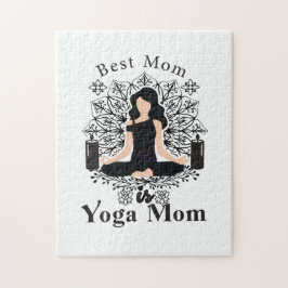 Beste Mutter ist Yoga Mama Puzzle