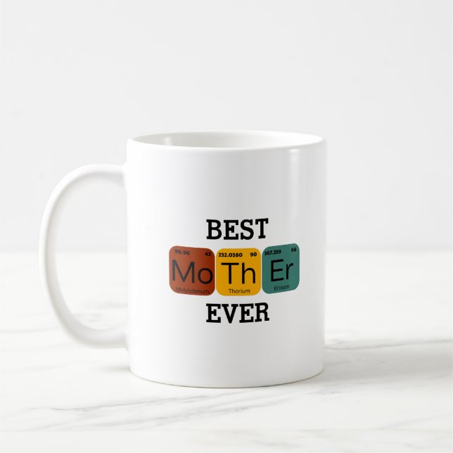 Beste Mutter je - 100 % reine Chemie Kaffeetasse (Links)