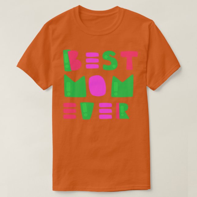 Beste Mutter je 3 T-Shirt (Design vorne)